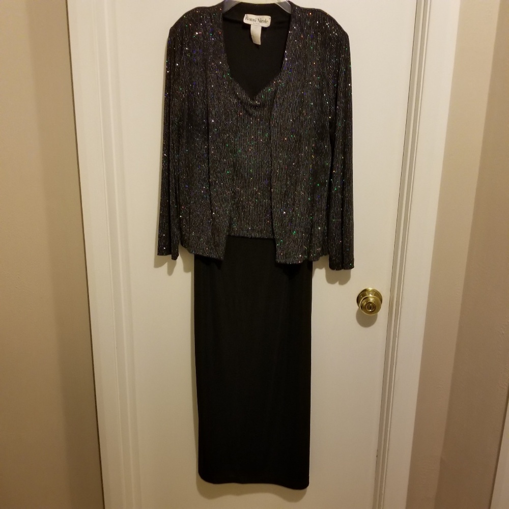 Ronni Nicole Sparkly Jacket Dress Size 12